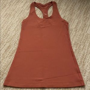 Lulu lemon cool racer back tank in orange